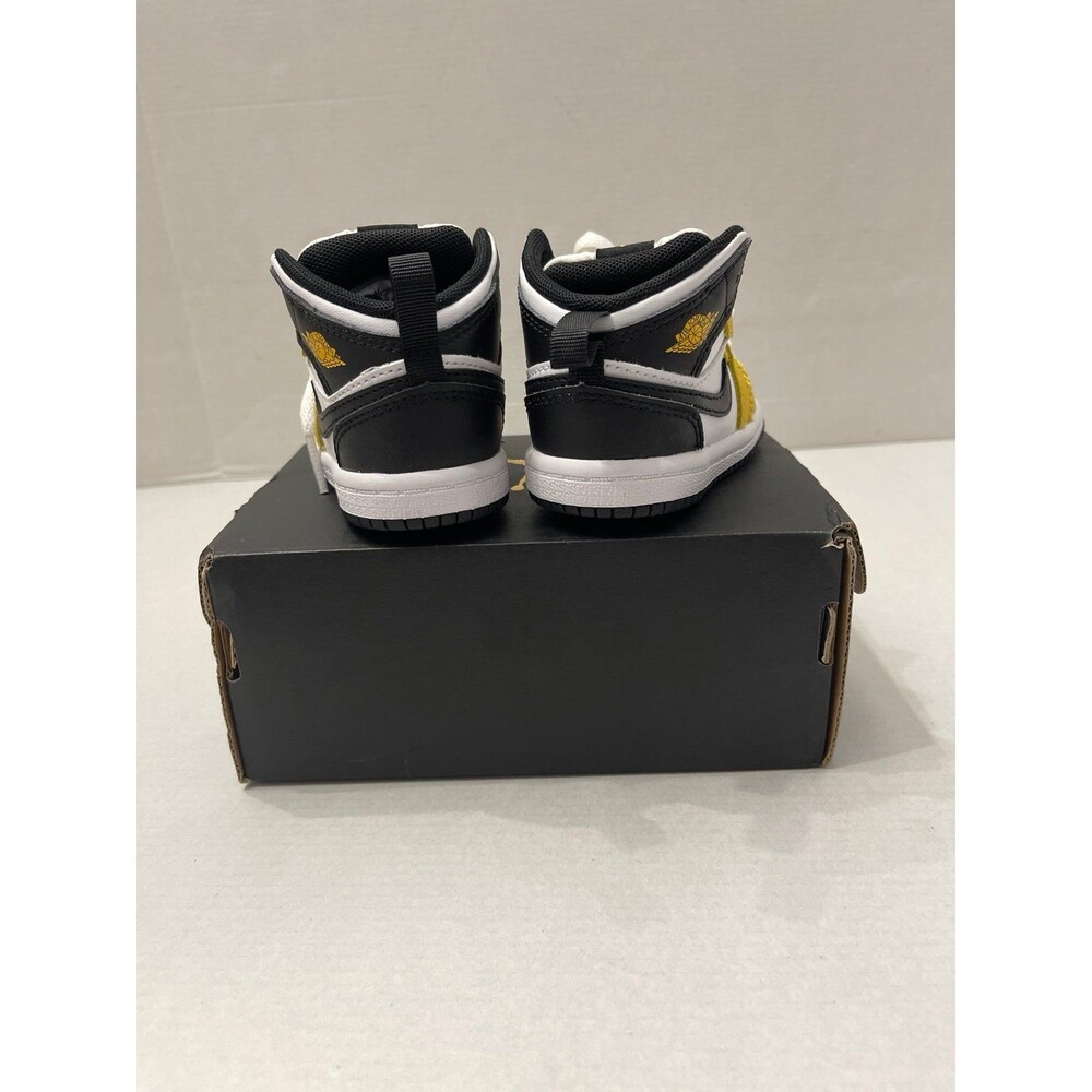 Jordan 1 Mid Yellow Ochre Size 4C New in Box - Picture 4 of 9